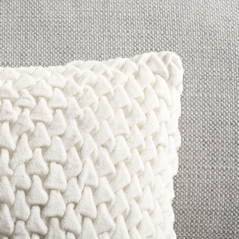  Cotton Throw Pillow, 12" x 20"