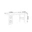 Bureau en acier inoxydable Durable-47441705