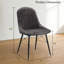 Chaise d'appoint rembourrée en tissu H 19 po