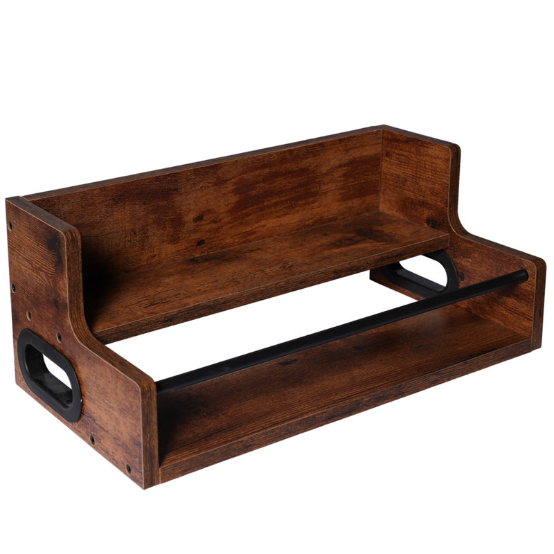 Organisateur de comptoir en bois Rustic
