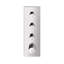 AXOR ShowerSolutions Thermostatic Module Trim 15" x 5" for 3 Functions-17010966