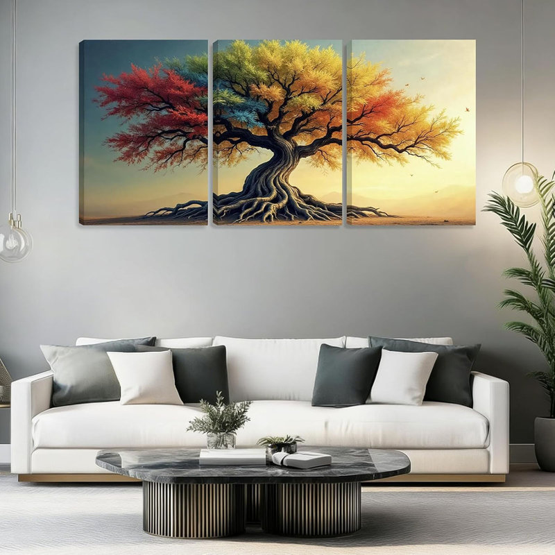 3 Piece Wrapped Canvas Print