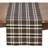 Stokes Plaid Woven Table Runner-48541595-48541594