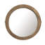 Pendre Flat Suede Wall Mirror-176001294