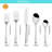 High-End 30Pcs Silverware Set, Forged Stainless Steel Flatware Set, Service For 6
