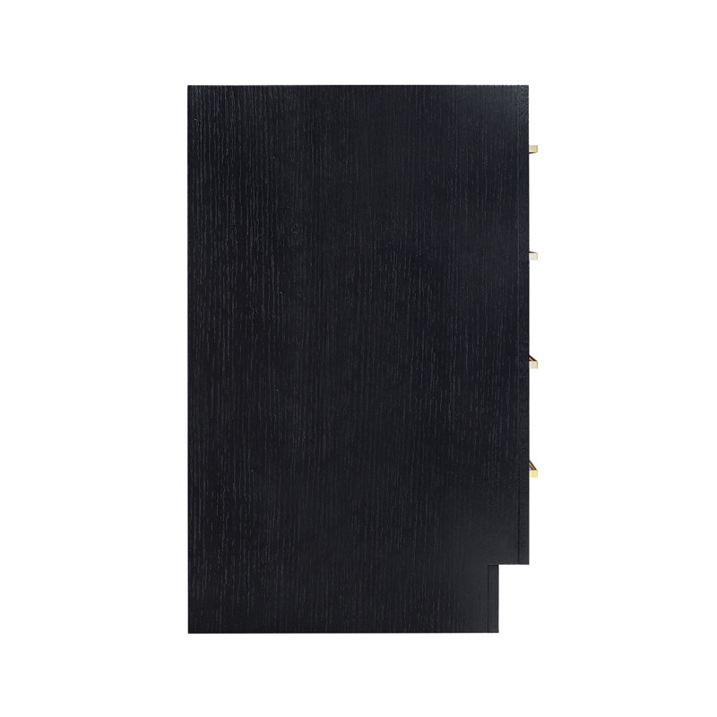 Base de meuble-lavabo simple 42 po Osoria, Chêne noir