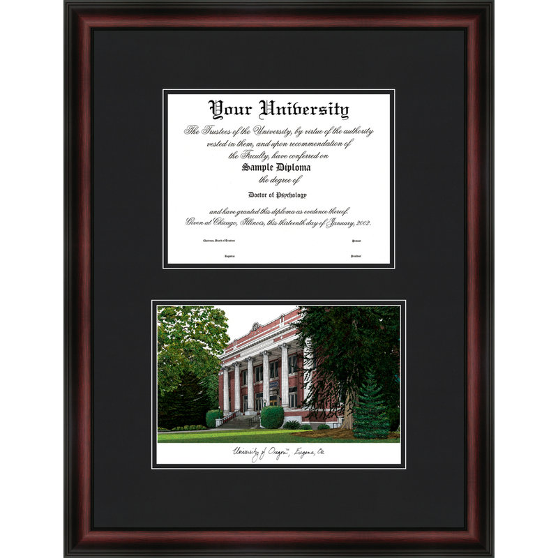 Cadre diplôme diplomate oregon NCAA