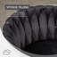 Chaise d'appoint rembourrée en velours Evanni-333893682-316044271