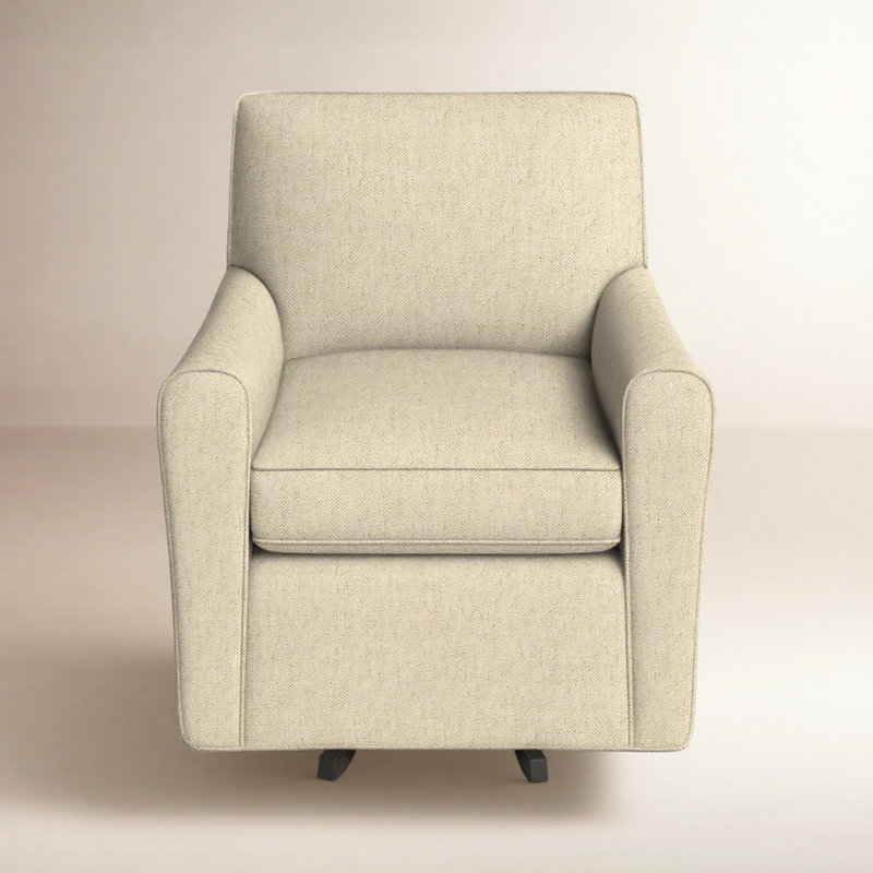 Fauteuil pivotant de 32 po de largeur Mikeno, Madaket 10 beige