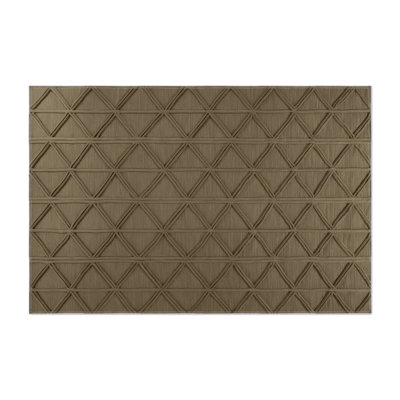 Tapis brun intérieur et extérieur Trellis