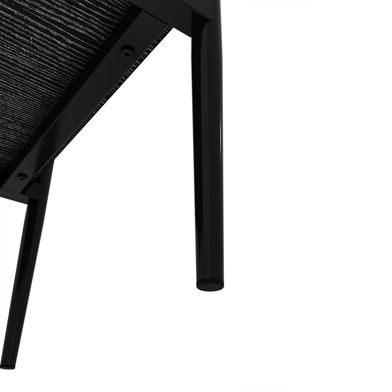 Set of 2 Rectangle End Table, Tempered Glass Tabletop with MDF layer, Glass, Black, Gray