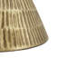 Table d'appoint en sablier antique antique avec texture martelée, durable et élégante pour les intérieurs modernes