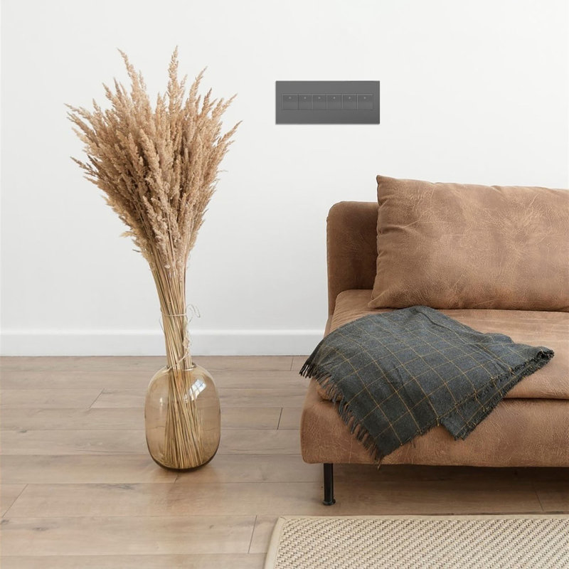 Adorne® Paddle 15 Amp 277V 4-Way Light Switch with Microban, Magnesium