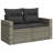  Garden Sofa Set Grey-351183778