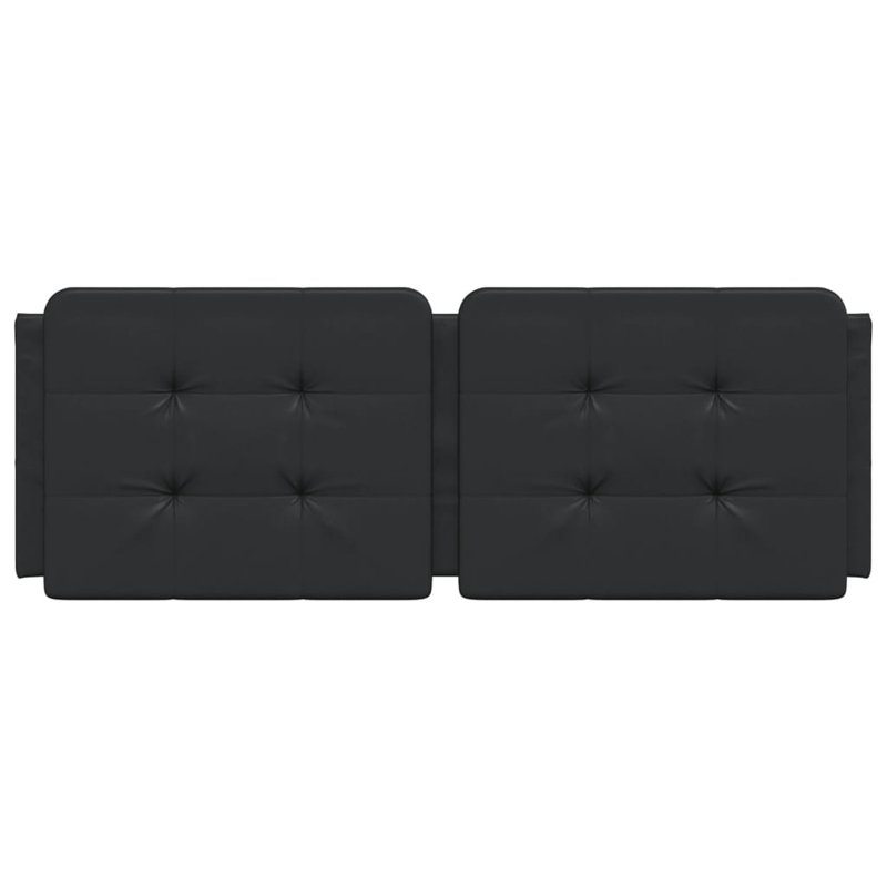 vidaXL Headboard Cushion Black, Full, Black