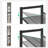12 Tier Metal Shoe Rack, with Adjustable Flat or Angled Shelves, Set of 2, 6-Tier Stackable Shelf-913202059