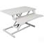 Bureau pour ordinateur portable à hauteur ajustable, station de travail assis-debout réglable avec plateau pour clavier, blanc-127957953