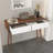 Entryway Table With 2 Carved Panel Drawers, Console Table With Storage Space And Wood Legs,Sofa Table Behind Couch