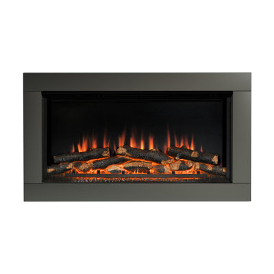 Avella Wall-Mounted Inset Electric Fireplace