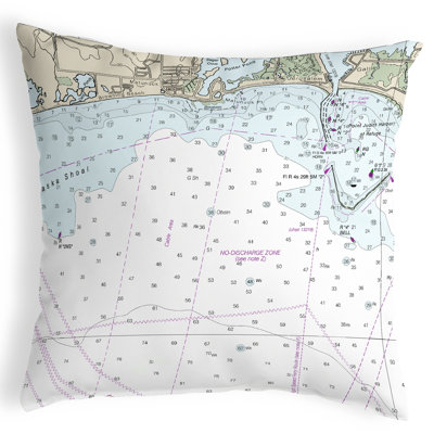 Coussin intérieur/extérieur sans cordons d’intérieur/extérieur block island sound-matunuck, ri