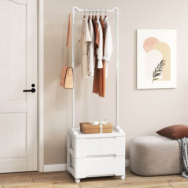 Skyela 46cm Rolling Clothing Rack