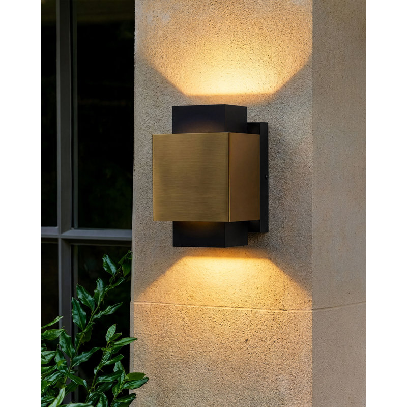 Outdoor LED Wall Light TIMOK Brass