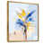 Toile avec cadre flottant or