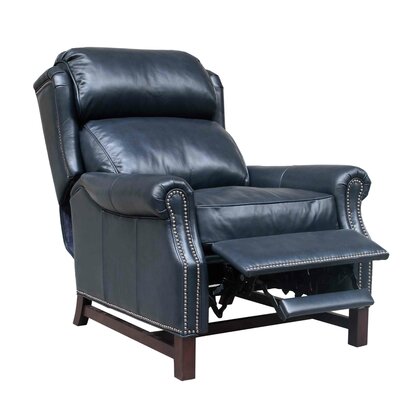 Manchester 35"" Wide Genuine Leather Manual Wing Chair Recliner -  Birch Lane™, DRBH1518 43581834