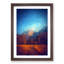 Mountain Path in Abstract - Framed Print-55726124-55726128