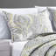 Ensemble de couvre-lit en microfibre gris / jaune / brun 3 pièces-974862236