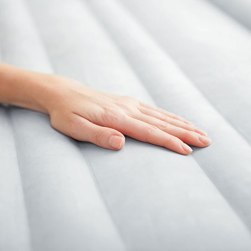 Intex 18" Queen Comfort Plush Elevated DuraBeam Airbed with Internal Electric Pump, Queen