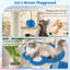 Grand arbre à chat moderne pour chats d'intérieur