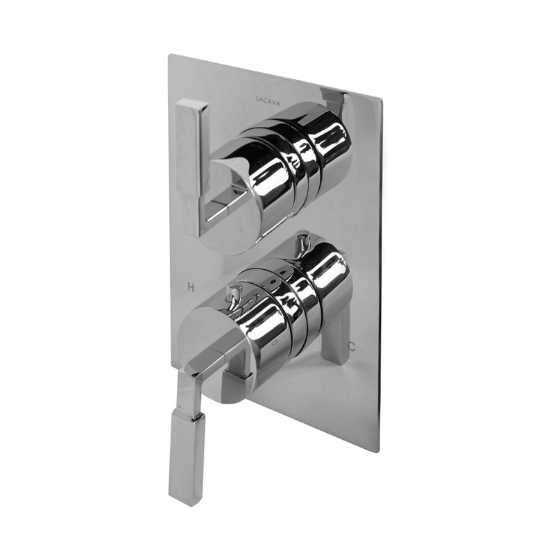 Kubista Built-in Thermostatic Valve, Brushed Nickel