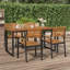 Shamon Rectangular Metal Outdoor Dining Table , cm W cm D-751101862