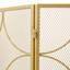 3 Panel Iron Fireplace Screen