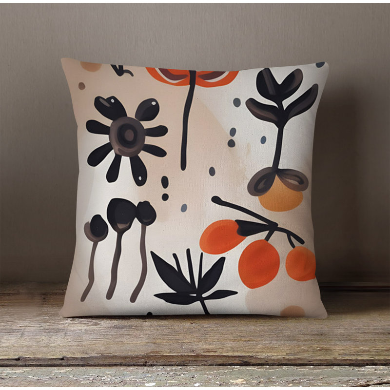 Coussin décoratif, Housse de coussin seulement - sans coussin, H 18 po x l 18 po