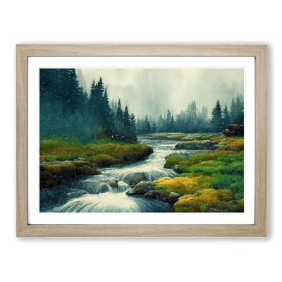 Forest Steam Vol.2 - Framed Print