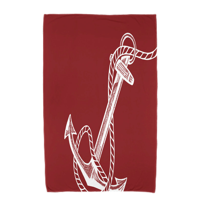 Serviette de plage Ludwig, Rouge