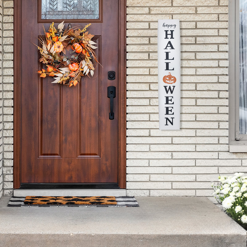Plaque murale 31,5 "Happy Halloween