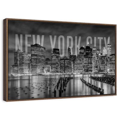 New York City Skyline Monochrome