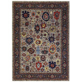 New Turkmen Afghan One-of-a-Kind Rectangle 10'2" X 13'11" Area Rug