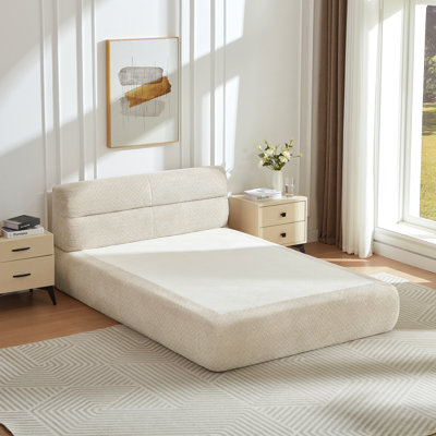 Lit compressible en chenille