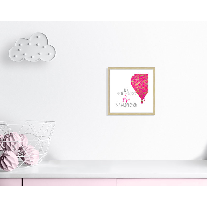 Il s’agit d’un wildflower, H 17 po x l 17 po x P 1,19 po, Encadré de boîte blanc