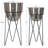 Metal Pot Planter