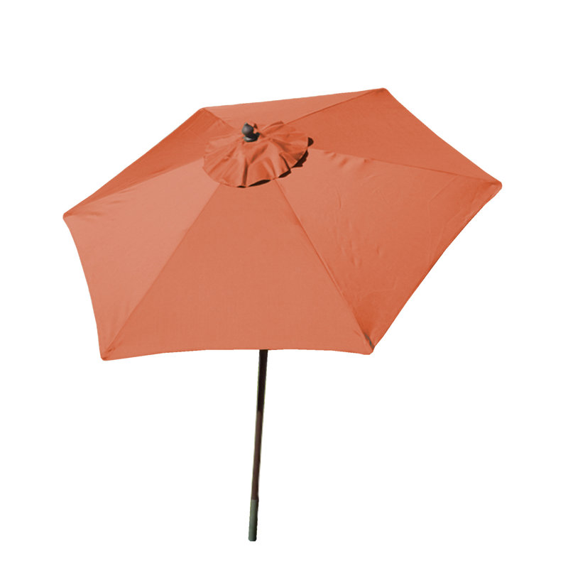 Parasol de marché 7 pi 5 po Savion, Rouge