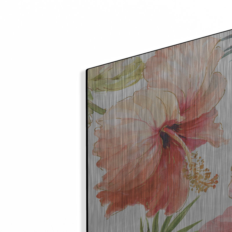 «Tropical Blush II» par Lisa Audit, H 24 po x l 24 po
