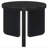 Harrison Black Round Solid Wood End Table