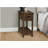 Double-layer storage drawer-style end table