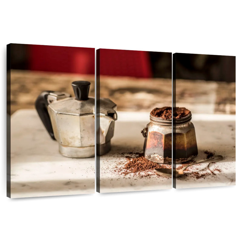Yarlin Moka Pot, 20" H x 33" W