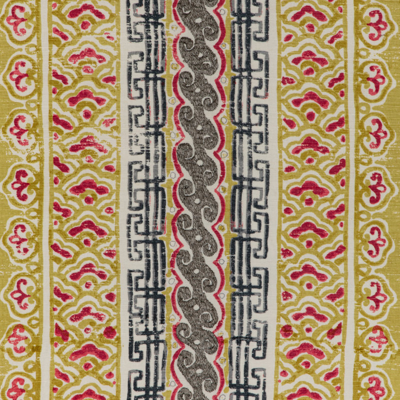 Mindoro Bongol Print Fabric, Citrine